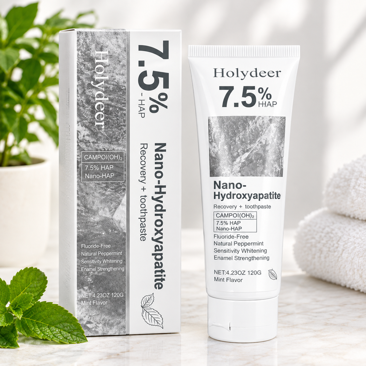 Holydeer 7.5% Nano-Hydroxyapatite Toothpaste