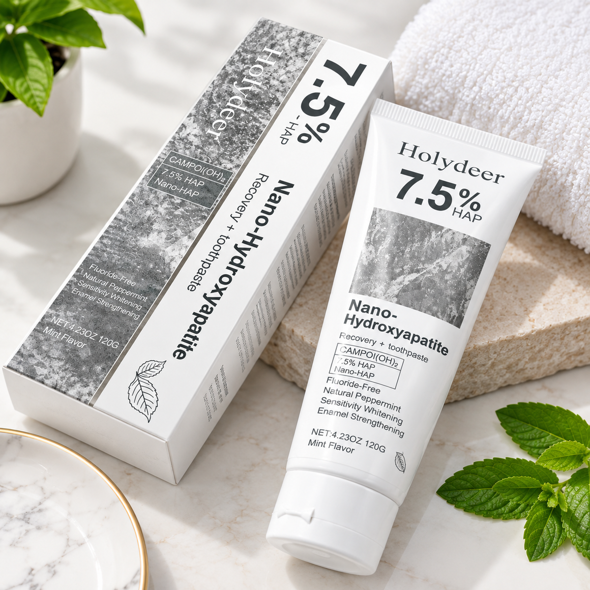 Holydeer 7.5% Nano-Hydroxyapatite Toothpaste