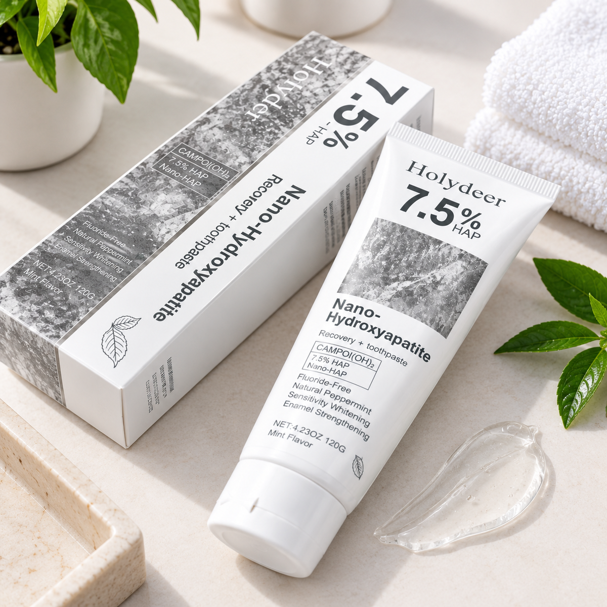 Holydeer 7.5% Nano-Hydroxyapatite Toothpaste