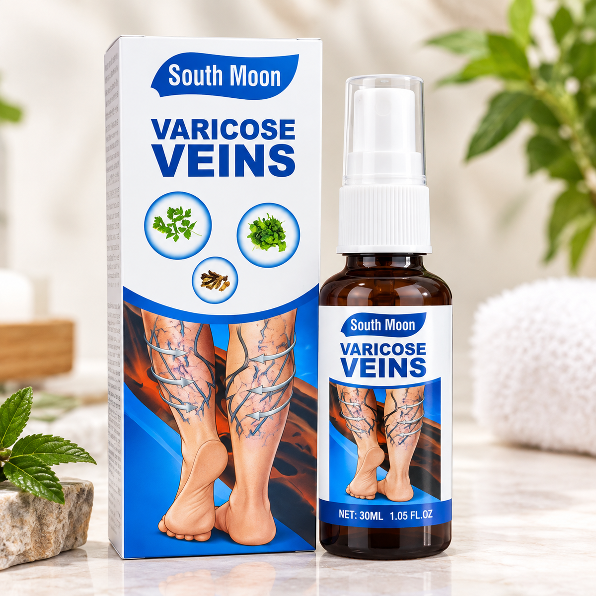 South Moon Varicose Veins Relief Spray