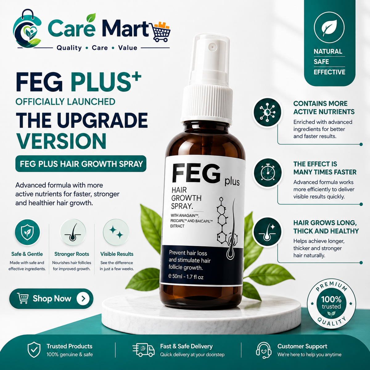 FEG PLUS Hair Growth Spray